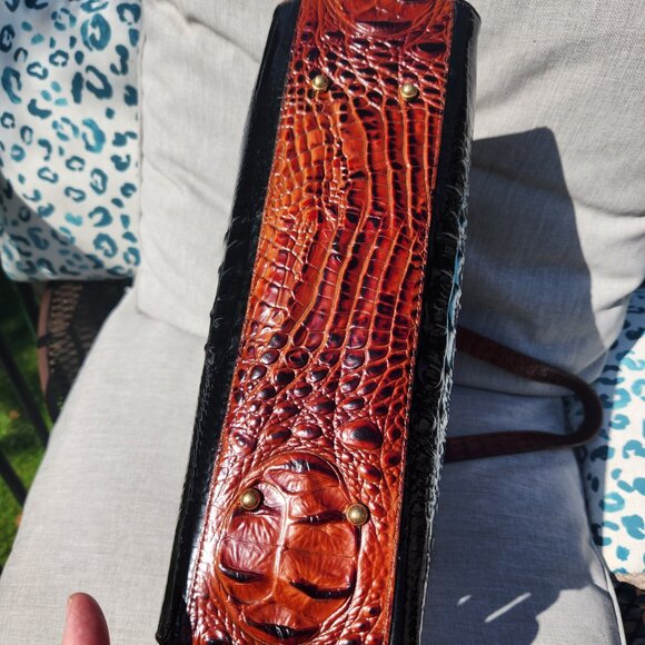 Brahmin Tri-color Asher, VGUC White, Brown, Black. - Picture 5 of 14